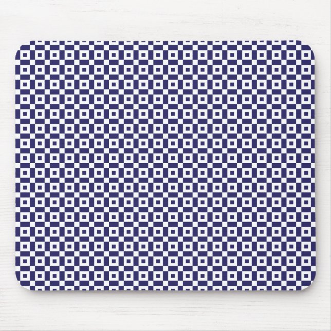 Tapis De Souris Panier de souris bleu japonais (Devant)