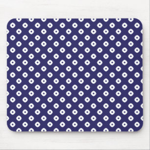 Tapis De Souris Panier de souris bleu japonais