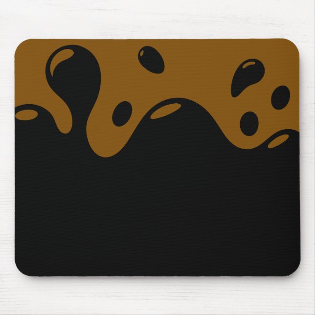 Tapis De Souris Panier de souris Brown et noir (Devant)