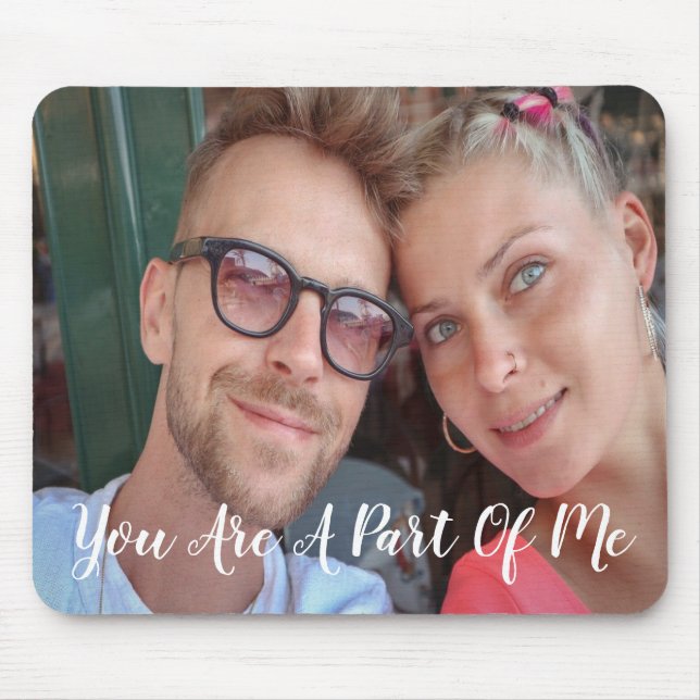 Tapis De Souris Panier de souris Couples personnalisées (Devant)