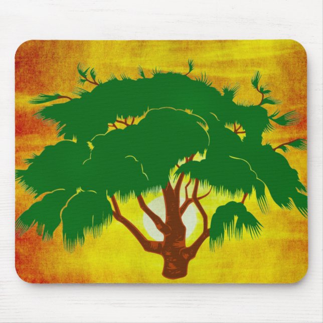 Tapis De Souris Panier de souris d'arbre (Devant)