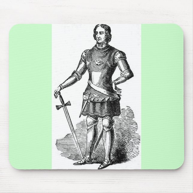Tapis De Souris Panier de souris de chevalier (Devant)