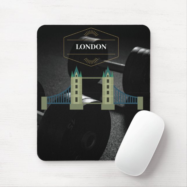Tapis De Souris Panier de souris de Londres (Avec souris)