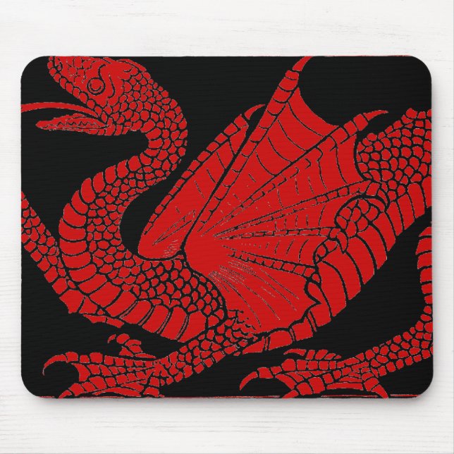 Tapis De Souris Panier de souris Dragon (Devant)