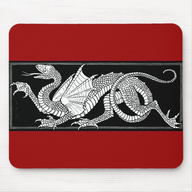 Tapis De Souris Panier de souris Dragon (Devant)