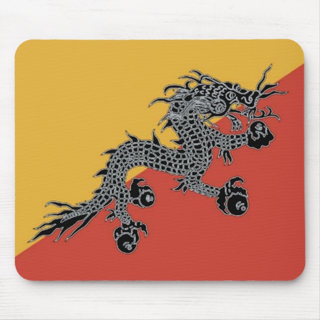 Tapis De Souris Panier de souris Dragon Noir (Devant)