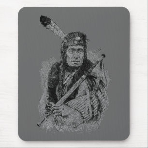 Tapis De Souris Panier de souris en chef indien