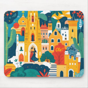 Tapis De Souris Panier de souris espagnol
