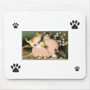 Tapis De Souris Panier de souris Kittens