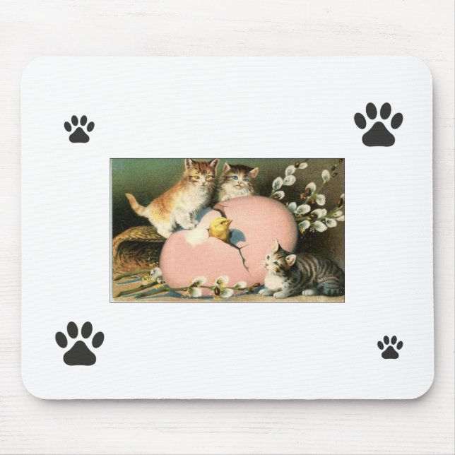 Tapis De Souris Panier de souris Kittens (Devant)