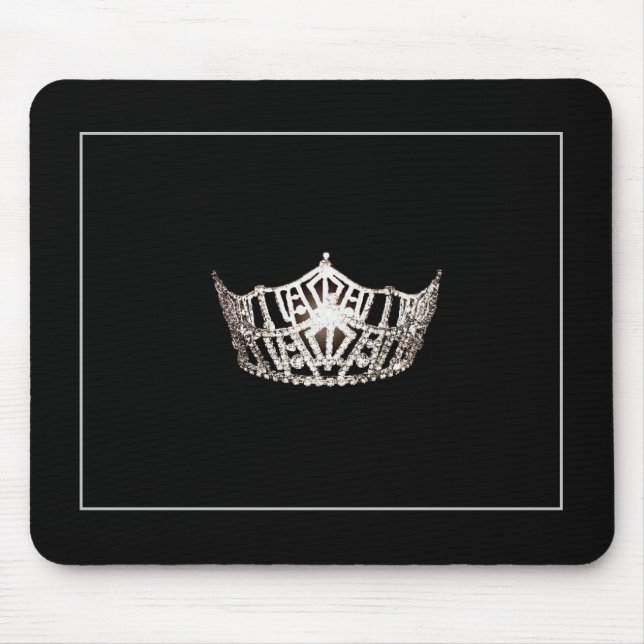 Tapis De Souris Panier de souris Miss America Crown (Devant)