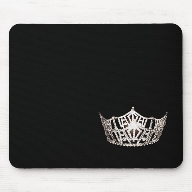 Tapis De Souris Panier de souris Miss America Crown (Devant)