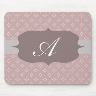 Tapis De Souris Panier de souris monogramme