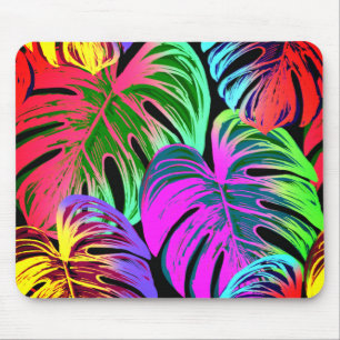 Tapis De Souris Panier de souris Motif Tropical feuille