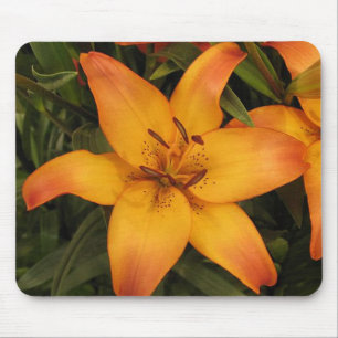 Tapis De Souris Panier de souris orange Lily