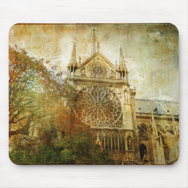 Tapis De Souris Panier de souris Paris vintage (Devant)
