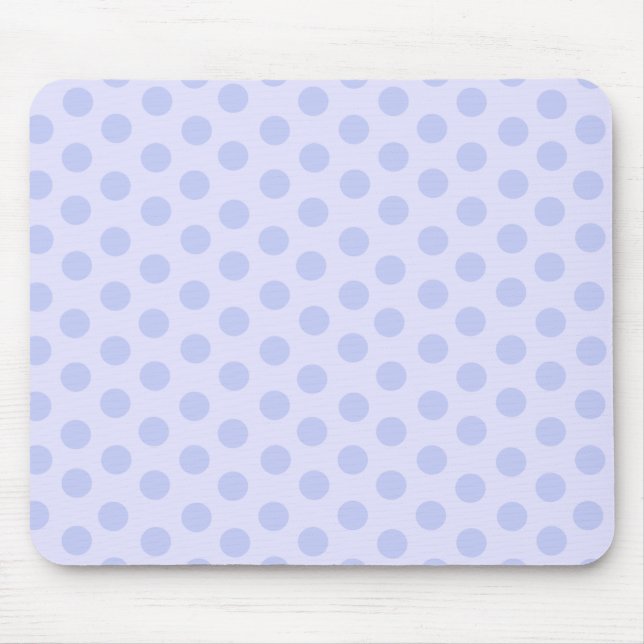 Tapis De Souris Panier de souris Pois bleu (Devant)
