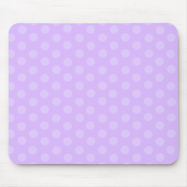 Tapis De Souris Panier de souris Pois violette (Devant)