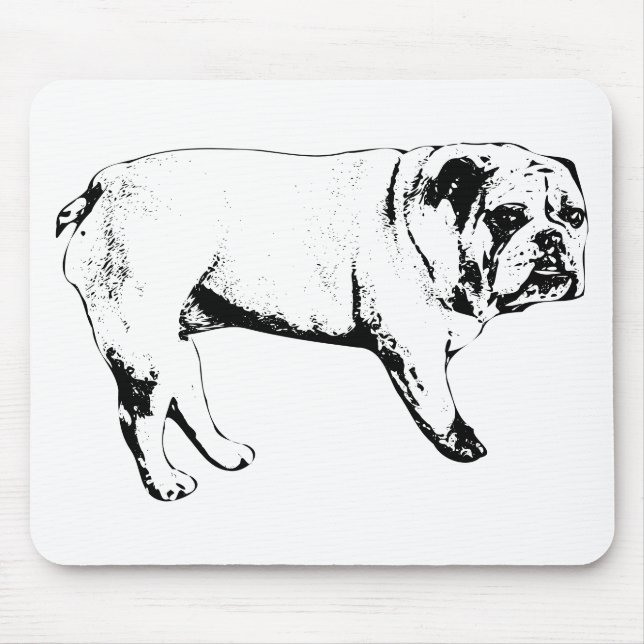 Tapis De Souris Panier de souris pour chien de garde-boules (Devant)