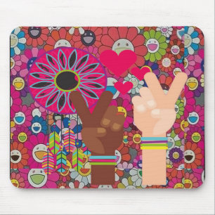 Tapis De Souris Panier de souris pour la paix