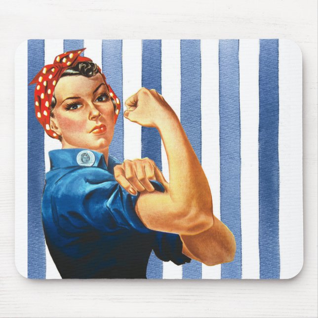 Tapis De Souris Panier de souris Power Femmes (Devant)