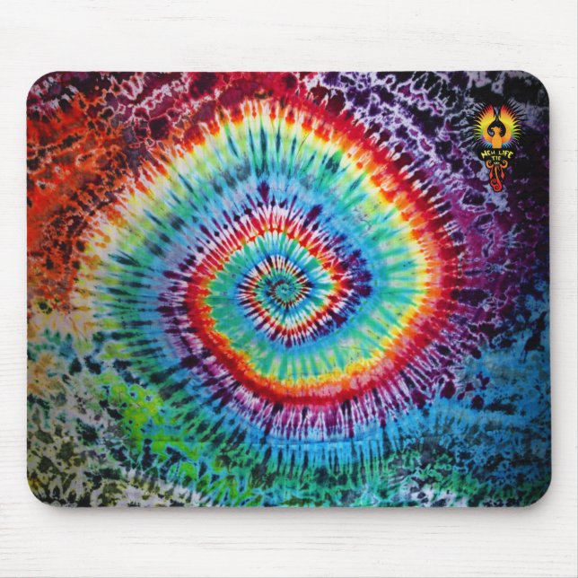 Tapis De Souris Panier de souris Rainbow Tie Dye (Devant)