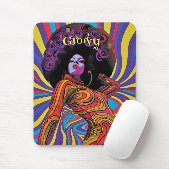 Tapis De Souris Panier de souris rétro super (Avec souris)