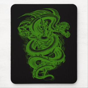 Tapis De Souris Panier de souris serpent vert