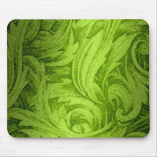Tapis De Souris Panier de souris Shimmer Leaf Damask