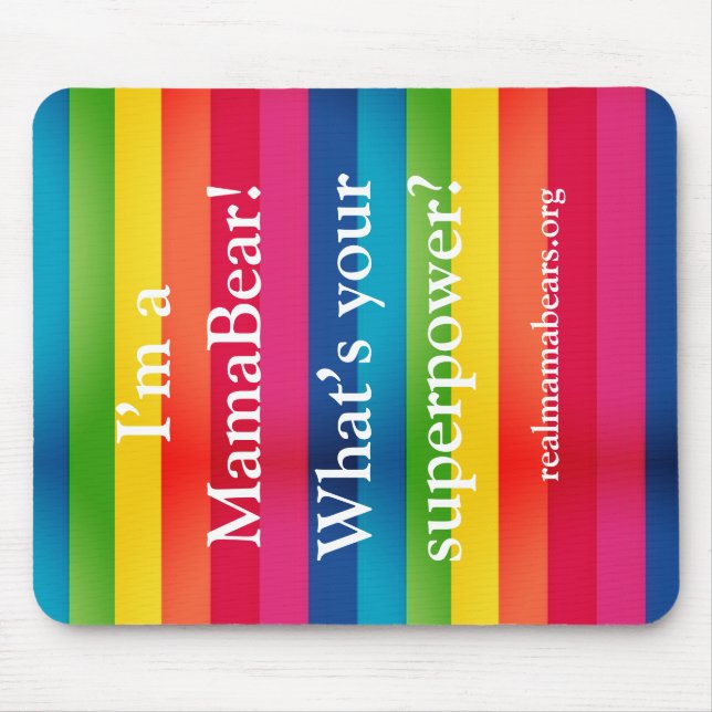 Tapis De Souris Panier de souris Superpower (Devant)