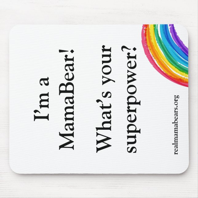 Tapis De Souris Panier de souris Superpower (Devant)