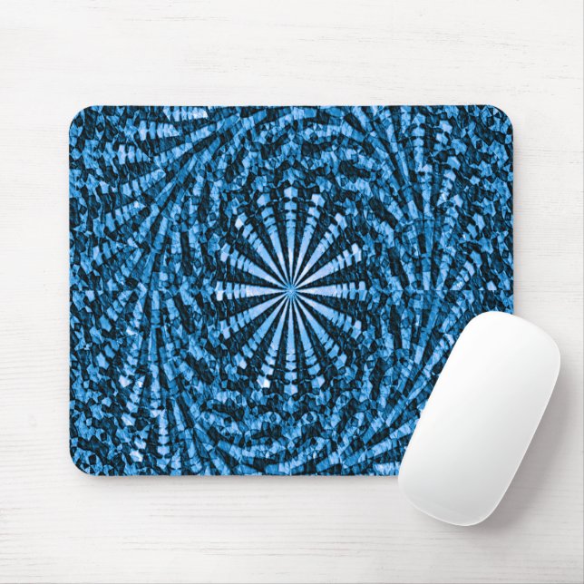 Tapis De Souris Panier pivotant bleu ciel perles.... (Avec souris)