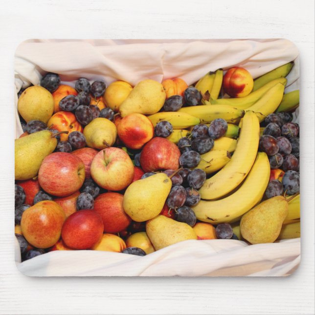 Tapis De Souris Panier plein de fruits (Devant)