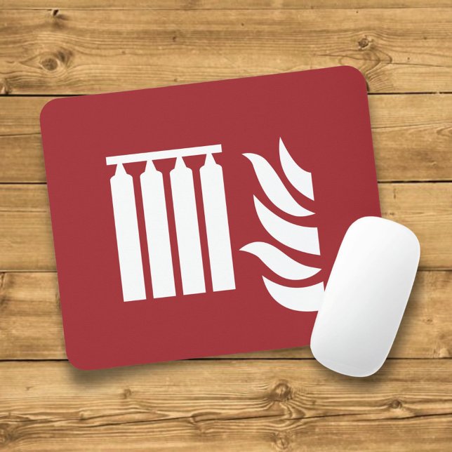 Tapis De Souris Panneau de sécurité de la batterie d'extinction d' (Créateur téléchargé)