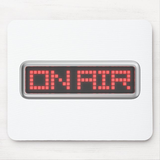 Tapis De Souris Panneau de studio en antenne (Devant)