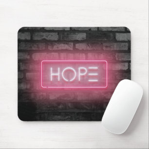 Tapis De Souris Panneau Hope Neon