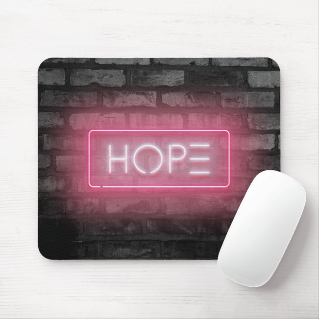Tapis De Souris Panneau Hope Neon (Avec souris)