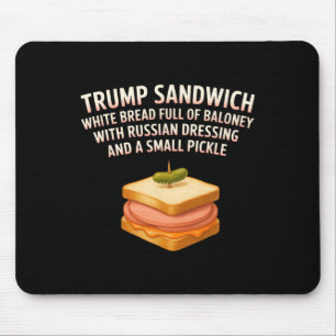 Tapis De Souris Panneau sandwich anti-Trump Drôle Donald