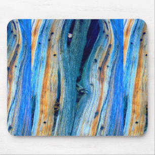 Tapis De Souris panneaux bleus patinés de grange