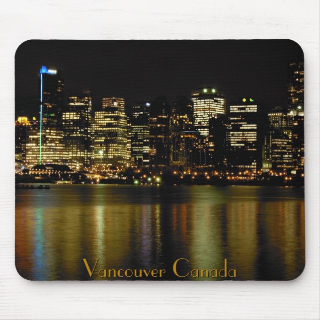 Tapis De Souris Panneaux de la ville de Vancouver Canada Souvenir (Devant)