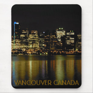 Tapis De Souris Panneaux de la ville de Vancouver Canada Souvenir