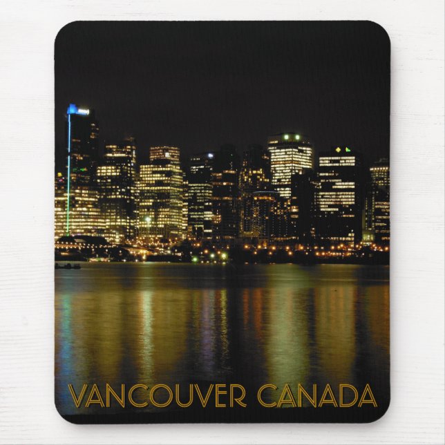 Tapis De Souris Panneaux de la ville de Vancouver Canada Souvenir (Devant)