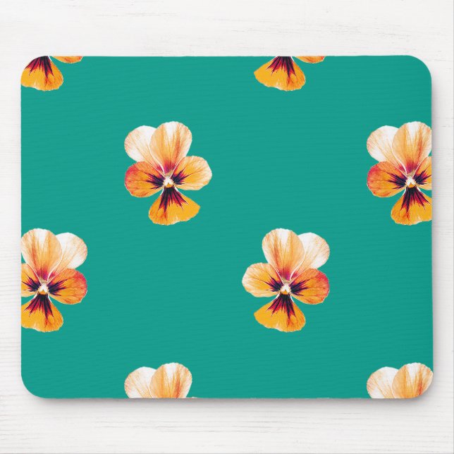 Tapis De Souris panneaux orange (Devant)