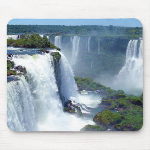 Tapis De Souris Panorama des cascades d'Iguazu du Brésil