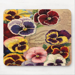 Tapis De Souris Pansies Paquet de semences Mousepad