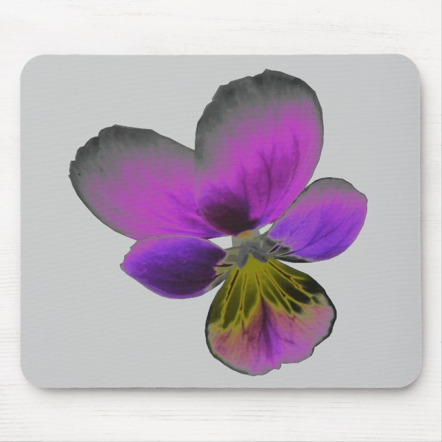 Tapis De Souris Pansy Wild Dark Purple Mousepad (Devant)