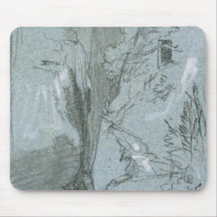 Tapis De Souris Pantalica, des 'vues de la Sicile (craie et