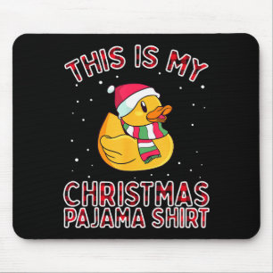 Tapis De Souris Pantalon de Noël pour famille canard c'est mon drô