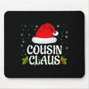 Tapis De Souris Pantalon de pyjama de Noël Cousin Claus Santa Fami