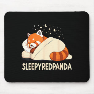 Tapis De Souris Pantalon de pyjama Panda Rouge